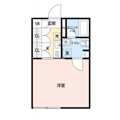 【✨🎁12月入居限定SALE🎁✨】【禁煙🚭/Wi-Fi無料🌐】マイナビSTAY立会川2　202の間取り図