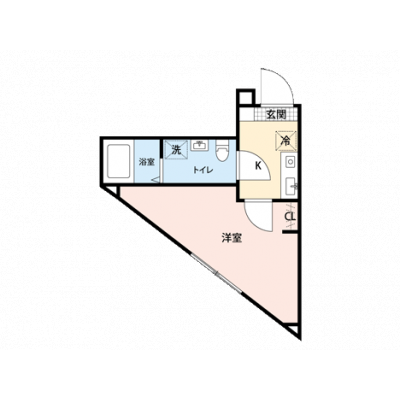 【🌷新生活応援キャンペーン🌷】【禁煙🚭/Wi-Fi無料🌐】マイナビSTAY南蒲田2　202の間取り図