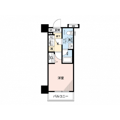 【🎉初期費用オフ｜お得なキャンペーン】【禁煙🚭/Wi-Fi無料🌐】マイナビSTAY鶴見　304の間取り図