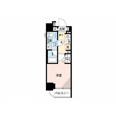 【🎉初期費用オフ｜お得なキャンペーン】【禁煙🚭/Wi-Fi無料🌐】マイナビSTAY鶴見　801の間取り図