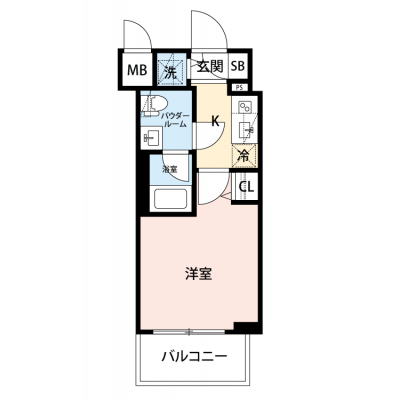 【🎉初期費用オフ｜お得なキャンペーン】【禁煙🚭/Wi-Fi無料🌐】マイナビSTAY阪東橋　502の間取り図