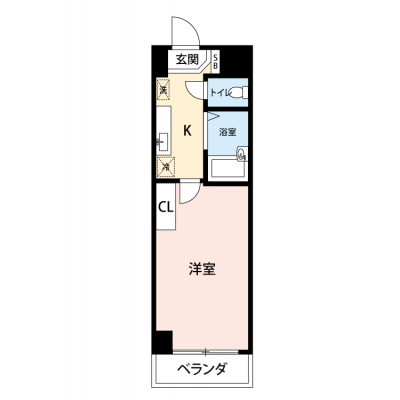 【🎉初期費用オフ｜お得なキャンペーン】【禁煙🚭/Wi-Fi無料🌐】マイナビSTAY市川　302の間取り図