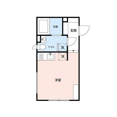 【🎉初期費用オフ｜お得なキャンペーン】【禁煙🚭/Wi-Fi無料🌐】マイナビSTAY中野坂上　303の間取り図