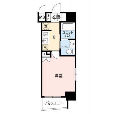【🍧夏のクールダウン価格！🍧】【禁煙🚭】マイナビSTAY日本橋兜町　701の間取り図