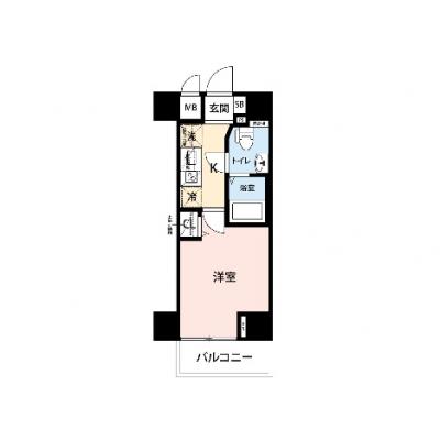 【60日以上の利用でお得🌈】【禁煙🚭/Wi-Fi無料🌐】マイナビSTAY JR川崎西口通り　1003の間取り図