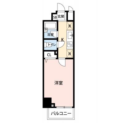 【🎍年末年始大感謝祭🎍】【禁煙🚭/Wi-Fi無料🌐】マイナビSTAY飯田橋　1203の間取り図