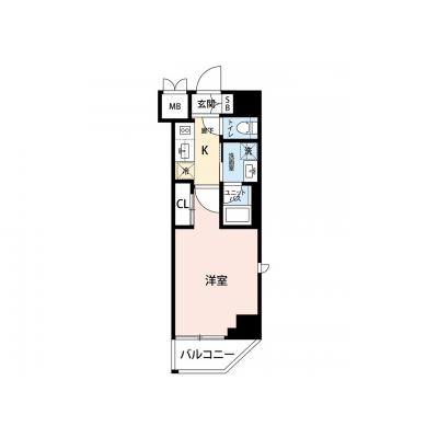 【🎉初期費用オフ｜お得なキャンペーン】【禁煙🚭/Wi-Fi無料🌐】マイナビSTAY浅草蔵前ANNEX　303の間取り図