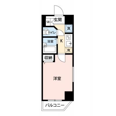 【🍡！秋の大感謝価格！🍡】【禁煙🚭/Wi-Fi無料🌐】マイナビSTAY三田パークホーム　804の間取り図