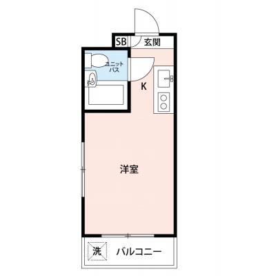 【🎉初期費用オフ｜お得なキャンペーン】【禁煙🚭】マイナビSTAYパレス文京大塚　409の間取り図