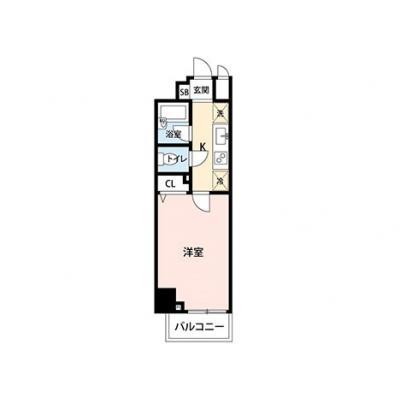 【🎉初期費用オフ｜お得なキャンペーン】【禁煙🚭/Wi-Fi無料🌐】マイナビSTAY飯田橋　205の間取り図