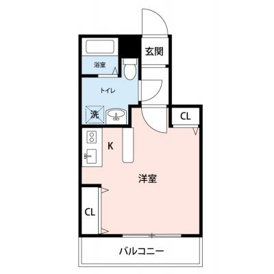【🎉初期費用オフ｜お得なキャンペーン】【禁煙🚭/Wi-Fi無料🌐】マイナビSTAYエナジャイズ南品川　202の間取り図