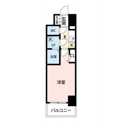 【🎉初期費用オフ｜お得なキャンペーン】【禁煙🚭/Wi-Fi無料🌐】マイナビSTAY葵桜通り　605の間取り図