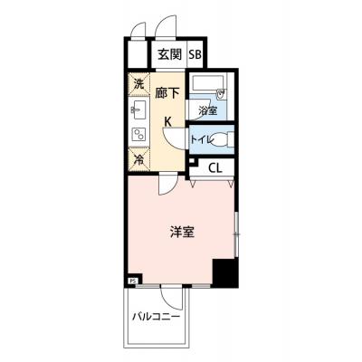 【🎍年末年始大感謝祭🎍】【禁煙🚭/Wi-Fi無料🌐】マイナビSTAY飯田橋　807の間取り図