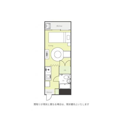 ユニオンマンスリー稲城２　310　1R・シングル☆快適なソファ付き♪■京王相模原線「稲城駅」徒歩7分/駒沢女子大学へのアクセス便利の間取り図