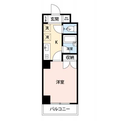 【🍧夏のクールダウン価格！🍧】【禁煙🚭/Wi-Fi無料🌐】マイナビSTAYエスポア自由が丘　307の間取り図