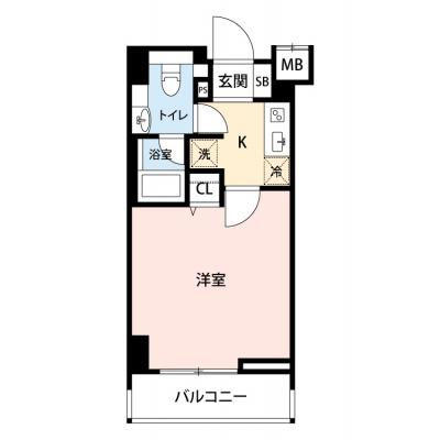 【🍡！秋の大感謝価格！🍡】【禁煙🚭/Wi-Fi無料🌐】マイナビSTAYアトリエ錦糸町　403の間取り図