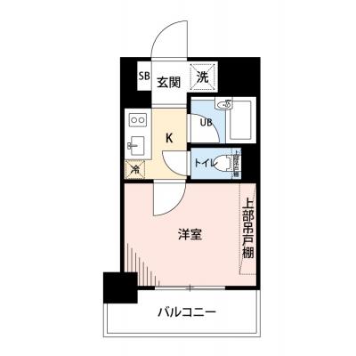 【🎉初期費用オフ｜お得なキャンペーン】【禁煙🚭/Wi-Fi無料🌐】マイナビSTAY護国寺　402の間取り図