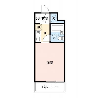 【🎉初期費用オフ｜お得なキャンペーン】【禁煙🚭】マイナビSTAYパレス鶴見　303の間取り図