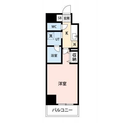 【🍡！秋の大感謝価格！🍡】【禁煙🚭/Wi-Fi無料🌐】マイナビSTAY名駅南　1207の間取り図