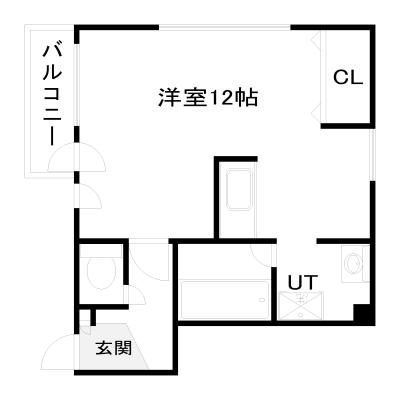 POROKARI旭川駅前D/エアコン/ネット無料の間取り図