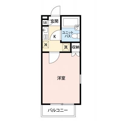 【🌸心機一転🌸春の引越し応援キャンペーン🏡🌷】【禁煙🚭】マイナビSTAYパレス西落合　404の間取り図