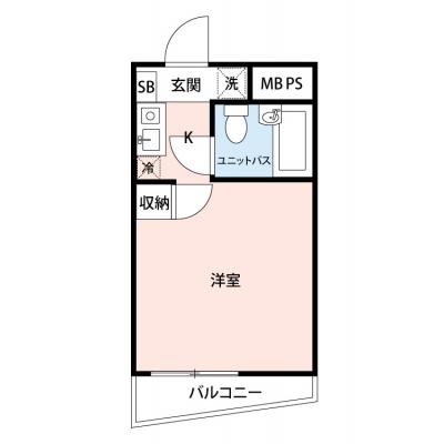 【🎉初期費用オフ｜お得なキャンペーン】【禁煙🚭】マイナビSTAYパレス鶴見市場　205の間取り図