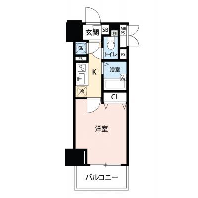 【🎍年末年始大感謝祭🎍】【禁煙🚭/Wi-Fi無料🌐】マイナビSTAY大森　1205の間取り図