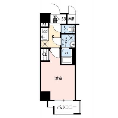 【🍧夏のクールダウン価格！🍧】【禁煙🚭/Wi-Fi無料🌐】マイナビSTAY今池駅前　401の間取り図