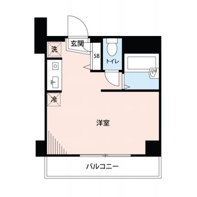 【🎉初期費用オフ｜お得なキャンペーン】【禁煙🚭/Wi-Fi無料🌐】マイナビSTAYミライエ中延駅前　303の間取り図