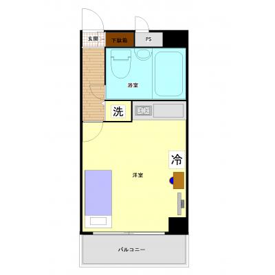 ★★★ウィークリー・マンスリー淵野辺駅前★★★【駅チカ・徒歩１分】【オートロック】【エレベーター】の間取り図