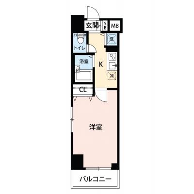 【🍂!期間限定ほっと価格！🍂】【禁煙🚭/Wi-Fi無料🌐】マイナビSTAYミライエ西麻布　802の間取り図