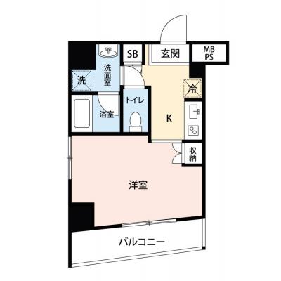 【🍡！秋の大感謝価格！🍡】【禁煙🚭/Wi-Fi無料🌐】マイナビSTAY上池袋レジデンス　L1302の間取り図