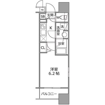 ◆アットイン川崎4  『公式サイト限定キャンペーン実施中！室内画像も豊富で、お見積り／web予約も可能です！「アットイン公式」で検索！🔍』の間取り図