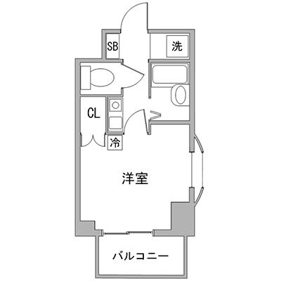 ◆アットイン東新宿4  『公式サイト限定キャンペーン実施中！室内画像も豊富で、お見積り／web予約も可能です！「アットイン公式」で検索！🔍』の間取り図