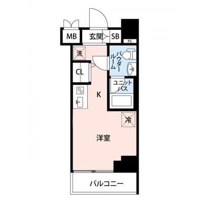 【🍡！秋の大感謝価格！🍡】【禁煙🚭/Wi-Fi無料🌐】マイナビSTAY新綱島　507の間取り図