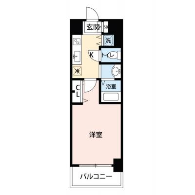 【🍧夏のクールダウン価格！🍧】【禁煙🚭/Wi-Fi無料🌐】マイナビSTAY淀屋橋　205の間取り図