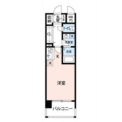 【🌷新生活応援キャンペーン🌷】【禁煙🚭/Wi-Fi無料🌐】マイナビSTAY本町公園　603の間取り図