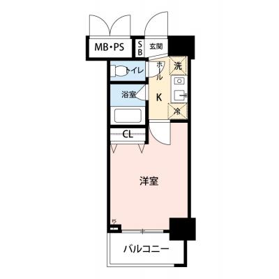 【🍧夏のクールダウン価格！🍧】【禁煙🚭/Wi-Fi無料🌐】マイナビSTAYミライエ中葛西　501の間取り図