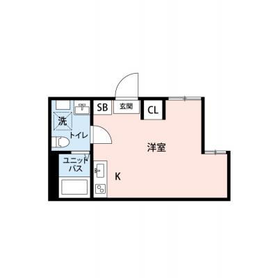 【✨🎁12月入居限定SALE🎁✨】【禁煙🚭/Wi-Fi無料🌐】マイナビSTAYプレジデントハウス平和島　401の間取り図