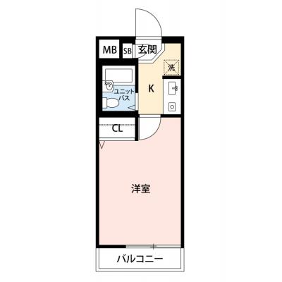 【🌷新生活応援キャンペーン🌷】【禁煙🚭】マイナビSTAYパレス池袋本町　407の間取り図