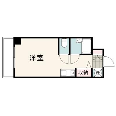 マンスリー新静岡駅前　〇ネット無料　〇備品追加料金なしの間取り図