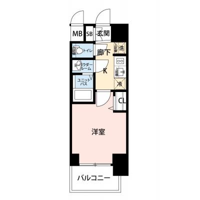 【🍡！秋の大感謝価格！🍡】【禁煙🚭/Wi-Fi無料🌐】マイナビSTAY新大阪グランクラス　512の間取り図