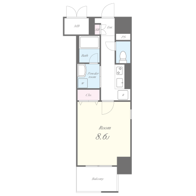 セイワマンスリー東別院駅前【禁煙🚭】【Wi-fi無料】の間取り図