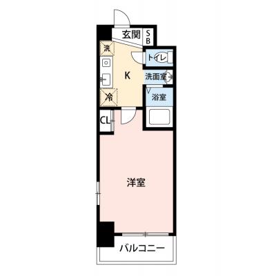 【🍡！秋の大感謝価格！🍡】【禁煙🚭/Wi-Fi無料🌐】マイナビSTAYレジデア西本町　501の間取り図