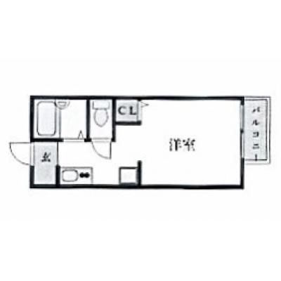  🌈表示賃料から５０％ＯＦＦキャンペーン🌈◆パシオン宝塚小林２【ネット無料(Wi-Fi対応)・セパレートタイプ】の間取り図