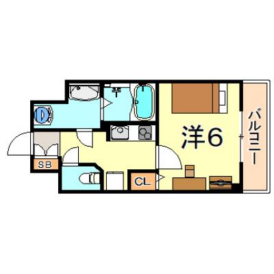 トラスト九条1【京セラドームすぐ！設備充実♪】の間取り図