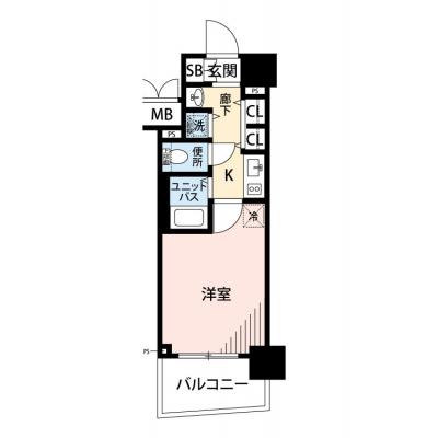 【🍧夏のクールダウン価格！🍧】【禁煙🚭/Wi-Fi無料🌐】マイナビSTAY本町リアルシティ　906の間取り図