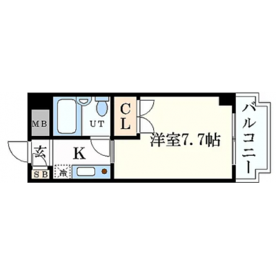   🎉6月以降の入居開始で表示賃料から1,000円OFF！🎉◆パシオン新大阪１９【ネット無料(Wi-Fi対応)・新大阪駅徒歩２分・オートロック付】の間取り図