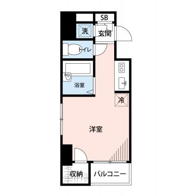 【🍡！秋の大感謝価格！🍡】【禁煙🚭/Wi-Fi無料🌐】マイナビSTAYミライエ西日暮里　202の間取り図