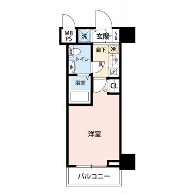 【🍧夏のクールダウン価格！🍧】【禁煙🚭/Wi-Fi無料🌐】マイナビSTAYフロンティア旗の台　206の間取り図